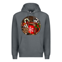 Rock Christmas hot chocolate and chocolate Premium Hoodie - AdoDesignShop