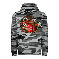 Slate Camo Christmas hot chocolate and chocolate Premium Hoodie - AdoDesignShop