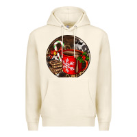 Tofu Christmas hot chocolate and chocolate Premium Hoodie - AdoDesignShop