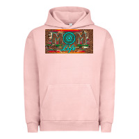 Pigment Salmon mom life license plate Urban Hoodie - Artiststas