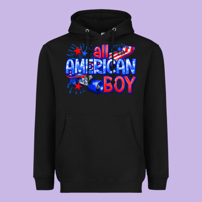 Heavyweight Hoodie all american boy billie wilder