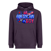 Plum all american boy billie wilder Heavyweight Hoodie - texasbilliewilder