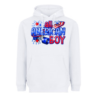 White all american boy billie wilder Heavyweight Hoodie - texasbilliewilder