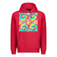 Cardinal Tie Dye Seamless Pattern Premium Hoodie - BundleAndBundleShop