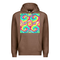 Chestnut Tie Dye Seamless Pattern Premium Hoodie - BundleAndBundleShop