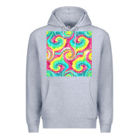 Heather Grey Tie Dye Seamless Pattern Premium Hoodie - BundleAndBundleShop
