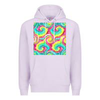 Lilac Tie Dye Seamless Pattern Premium Hoodie - BundleAndBundleShop
