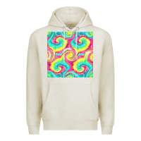 Oatmeal Heather Tie Dye Seamless Pattern Premium Hoodie - BundleAndBundleShop