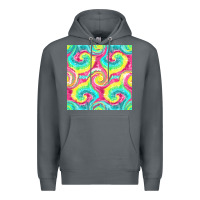 Rock Tie Dye Seamless Pattern Premium Hoodie - BundleAndBundleShop