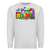 Dove Grey proud mama Premium Sweatshirt - Zillion Design Studio
