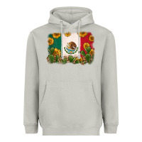 Moon Dust mexican flag Heavyweight Hoodie - Zillion Design Studio