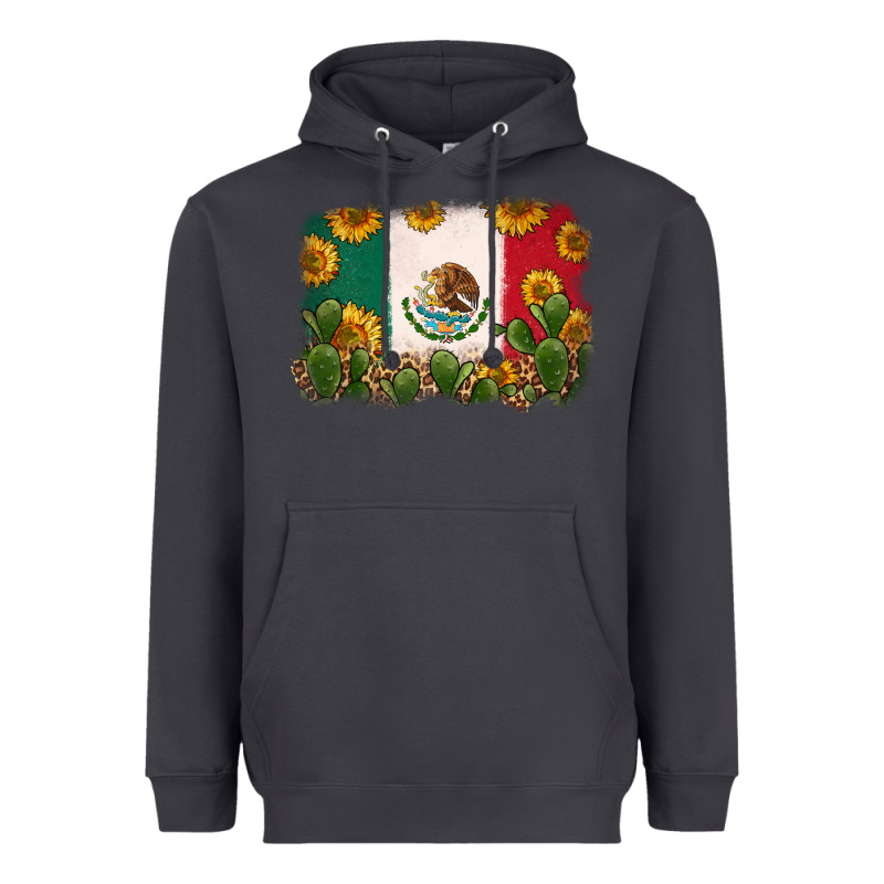 Mexican Flag Heavyweight Hoodie by Zillion Design Studio | Teevron