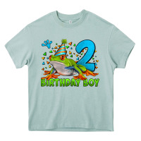 Arona birthday boy frog age 2 Heavy Core Tee - LillyAllenDesigns