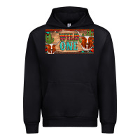 Texas Longhorn Wild One Cactus Licanse Plate Urban Hoodie | Teevron