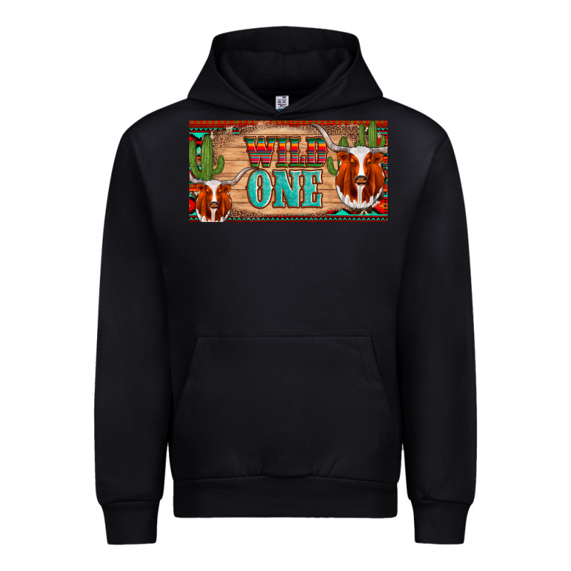 Texas Longhorn Wild One Cactus Licanse Plate Urban Hoodie by Artiststas | Teevron