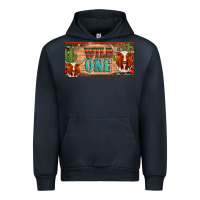 Navy texas longhorn wild one cactus licanse plate Urban Hoodie - Artiststas