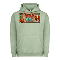 Pigment Oil Green texas longhorn wild one cactus licanse plate Urban Hoodie - Artiststas