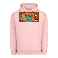 Pigment Salmon texas longhorn wild one cactus licanse plate Urban Hoodie - Artiststas