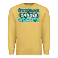 Antique Gold Ovarian Cancer Warrior Premium Sweatshirt - texasbilliewilder