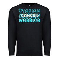 Black Ovarian Cancer Warrior Premium Sweatshirt - texasbilliewilder