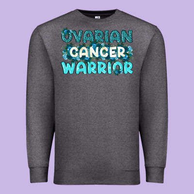 Ovarian Cancer Warrior Premium Sweatshirt Designed By Texasbilliewilder