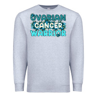 Heather Grey Ovarian Cancer Warrior Premium Sweatshirt - texasbilliewilder