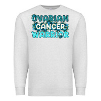 Oatmeal Heather Ovarian Cancer Warrior Premium Sweatshirt - texasbilliewilder