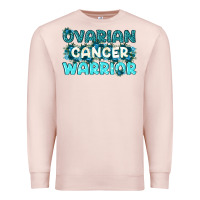 Pale Pink Ovarian Cancer Warrior Premium Sweatshirt - texasbilliewilder