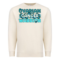 Sandshell Ovarian Cancer Warrior Premium Sweatshirt - texasbilliewilder