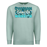 Seafoam Ovarian Cancer Warrior Premium Sweatshirt - texasbilliewilder
