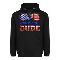 Black all american dude Heavyweight Hoodie - texasbilliewilder
