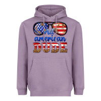 Lavender all american dude Heavyweight Hoodie - texasbilliewilder