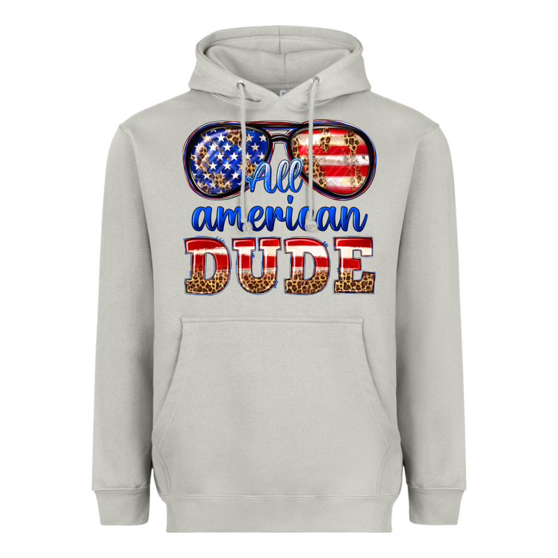 All American Dude Heavyweight Hoodie by texasbilliewilder | Teevron