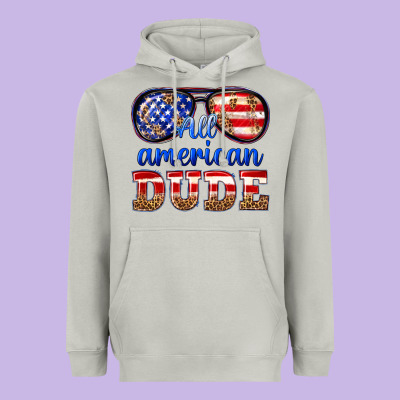 Heavyweight Hoodie all american dude