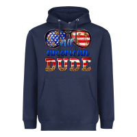 Navy all american dude Heavyweight Hoodie - texasbilliewilder