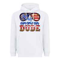 White all american dude Heavyweight Hoodie - texasbilliewilder