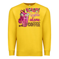 Lemon Nobody Fights Alone Coffee Premium Sweatshirt - texasbilliewilder