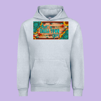 Just A Small Town Girl Wlth Gemstone Arrow And Sunflowers Licanse Plat Urban Hoodie Designed By Artiststas