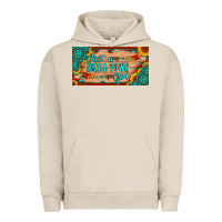 Pigment French Oak just a small town girl wlth gemstone arrow and sunflowers licanse plat Urban Hoodie - Artiststas