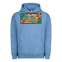 Pigment Pebble Blue just a small town girl wlth gemstone arrow and sunflowers licanse plat Urban Hoodie - Artiststas