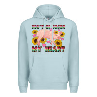 Blue Mist western don't go bacon my heart pig Premium Hoodie - Artiststas