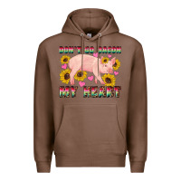 Chestnut western don't go bacon my heart pig Premium Hoodie - Artiststas