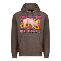 Coffee western don't go bacon my heart pig Premium Hoodie - Artiststas