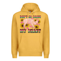 Mustard western don't go bacon my heart pig Premium Hoodie - Artiststas