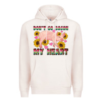 Pale Pink western don't go bacon my heart pig Premium Hoodie - Artiststas