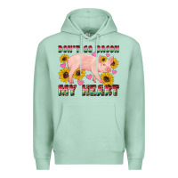 Seafoam western don't go bacon my heart pig Premium Hoodie - Artiststas