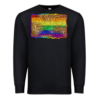 Black pride background Premium Sweatshirt - Zillion Design Studio