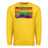 Lemon pride background Premium Sweatshirt - Zillion Design Studio