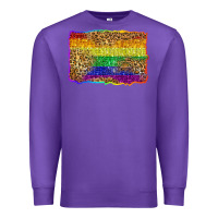 Purple pride background Premium Sweatshirt - Zillion Design Studio