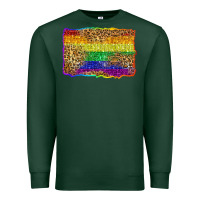 Sports Green pride background Premium Sweatshirt - Zillion Design Studio